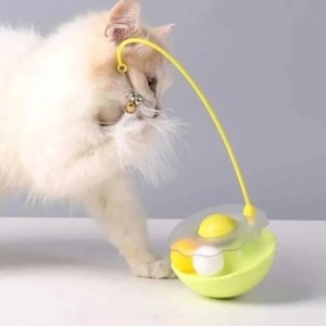 Zilli Catnip Toplu Hacıyatmaz Kedi Oyuncağı – Eğlenceli ve Denge Mekanizmalı