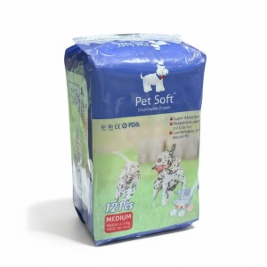 Evcil Hayvan Bezi – M Beden, 12’li Paket, Süper Emici ve Sızdırmaz Yapı