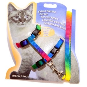 Gökkuşağı Kedi Göğüs Tasması