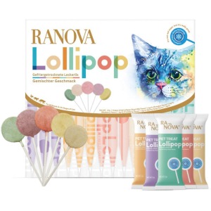 Ranova Lollipop – 5 Farklı Lezzette Proteinli Kedi Ödülü