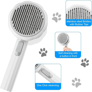 Kabak Model Pet Tarak – Sevimli Görünüm, Etkili Tüy Temizliği