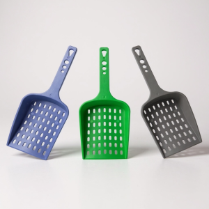 Kedi Kumu Temizleme Küreği | Pratik, Dayanıklı ve Ergonomik Saplı Elekli Kürek