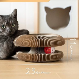 Akordiyon Kedi Oyuncağı – Esnek, Renkli ve Etkileşimli Tünel Oyuncak